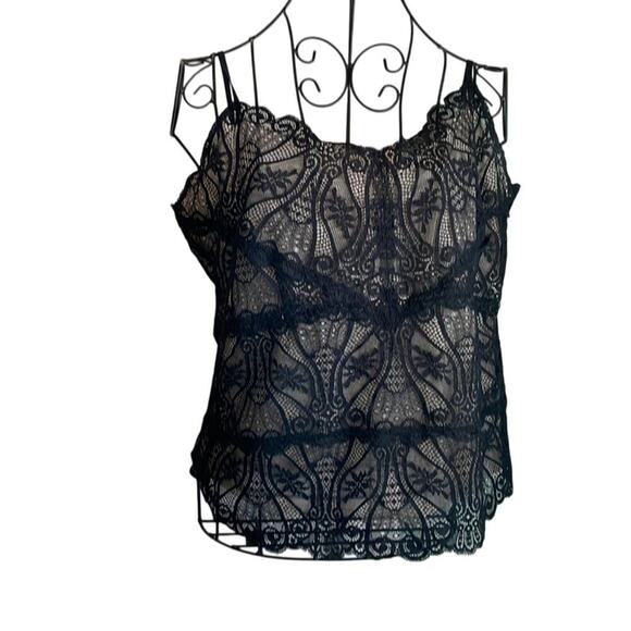 Limited camisole elastic lace cami Black L - Picture 1 of 4